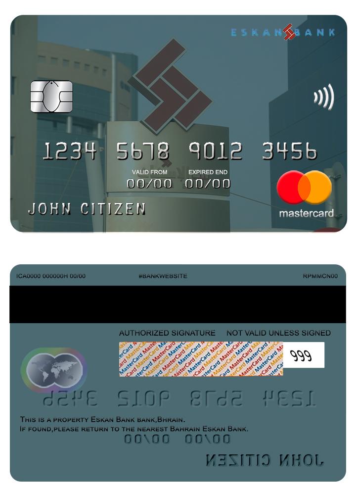 Bahrain Eskan bank, mastercard